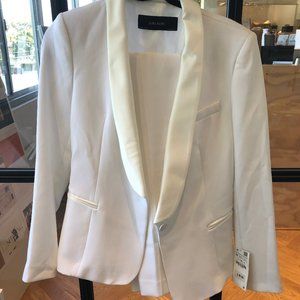 White Zara pant suit